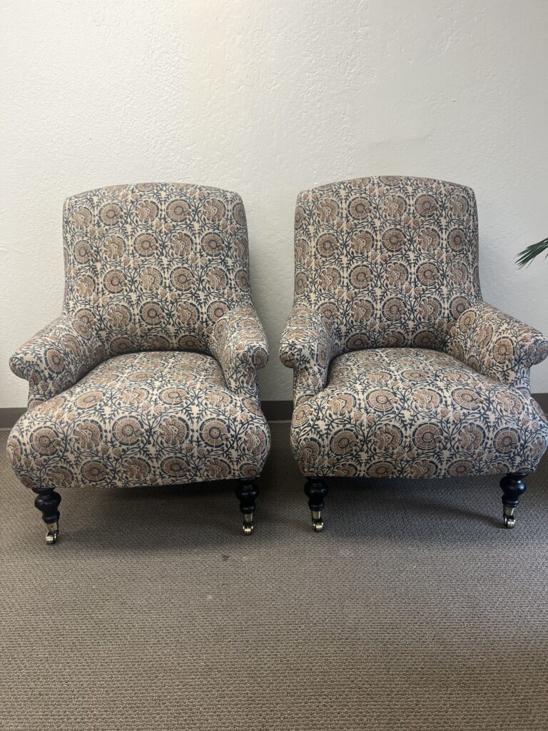 re-upholstery near me two chairs